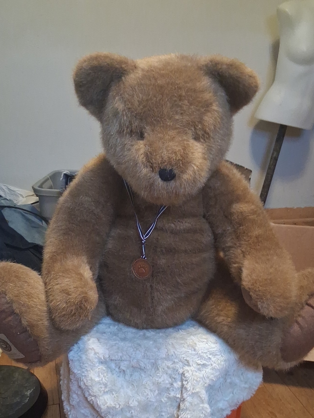 2002 boyds teddy bear 100th anniversary edition theodore sr. 30" stuffed animal